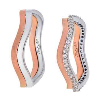 9ct Rose Gold and White Gold