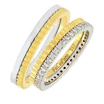 9ct Gold and White Gold