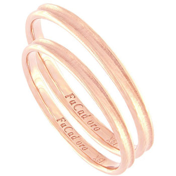 9ct Rose Gold Wedding Rings