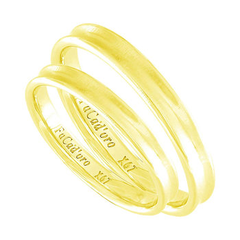 9ct Gold Wedding Rings by