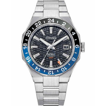 CITIZEN Series 8 Automatic GMT Silver Stainless Steel Bracelet