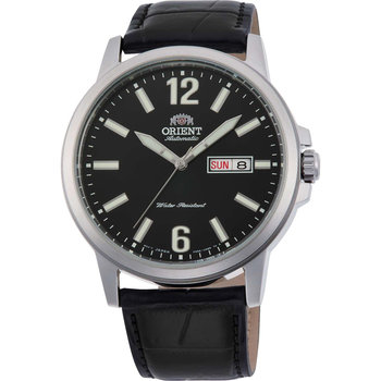 ORIENT Contemporary Automatic Black Leather Strap