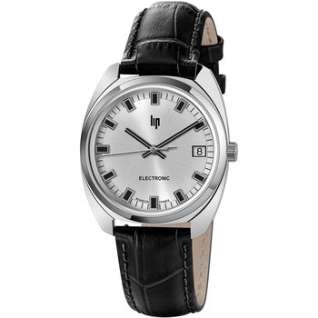 LIP GDG General De Gaulle Black Leather Strap