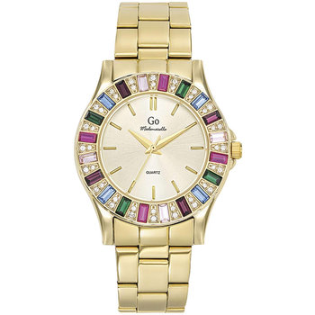 GO Mademoiselle Crystals Gold Stainless Steel Bracelet