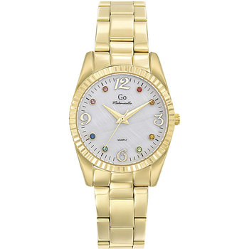 GO Mademoiselle Crystals Gold Stainless Steel Bracelet