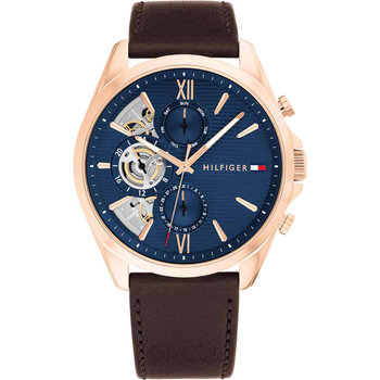 TOMMY HILFIGER Dressed Up Brown Leather Strap