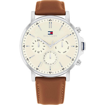 TOMMY HILFIGER Casual Brown Leather Strap