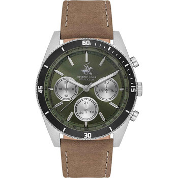 BEVERLY HILLS POLO CLUB Brown Leather Strap