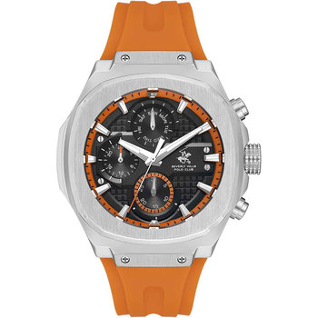 BEVERLY HILLS POLO CLUB Orange Rubber Strap