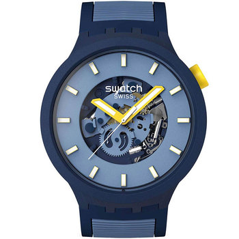 SWATCH Essentials Below The Horizon Two Tone Silicone Strap