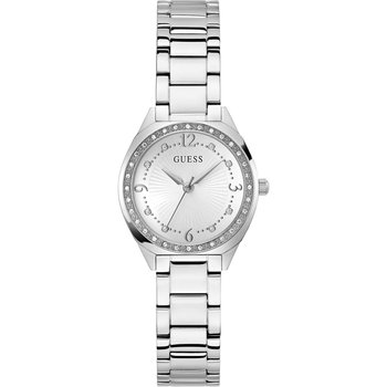 GUESS Charlotte Crystals Silver Stainless Steel Bracelet