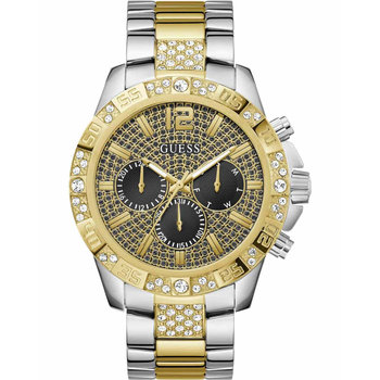 GUESS Majestic Crystals Two Tone Stainless Steel Bracelet