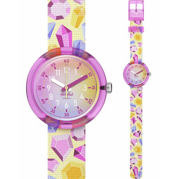 FLIK FLAK Sparkling Gemstones Multicolor Plastic Strap