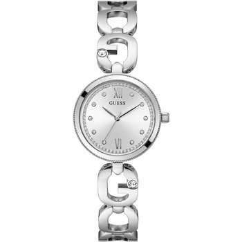 GUESS Empower Crystals Silver Stainless Steel Bracelet