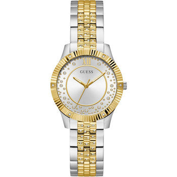 GUESS Starstruck Zircons Two Tone Stainless Steel Bracelet