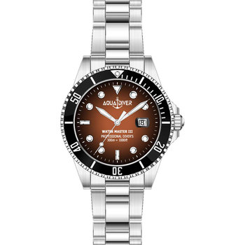 AQUADIVER Water Master III Silver Stainless Steel Bracelet