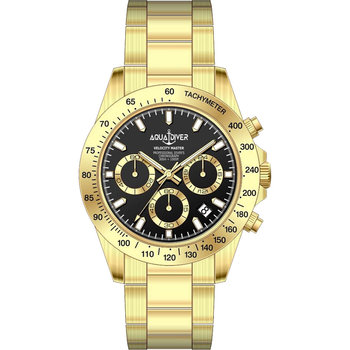 AQUADIVER Velocity Master Chronograph Gold Stainless Steel Bracelet