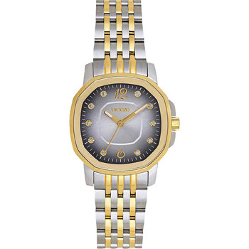 BREEZE Majestic Swarovski Two Tone Stainless Steel Bracelet