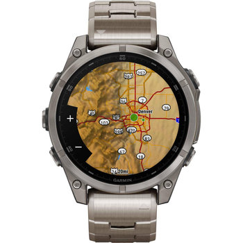 GARMIN Fenix 8 47mm AMOLED Sapphire Titanium with Titanium Bracelet