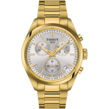 TISSOT T-Classic PR100 Chronograph Gold Stainless Steel Bracelet