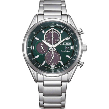 CITIZEN Eco-Drive Chronograph Silver Stainless Steel Bracelet