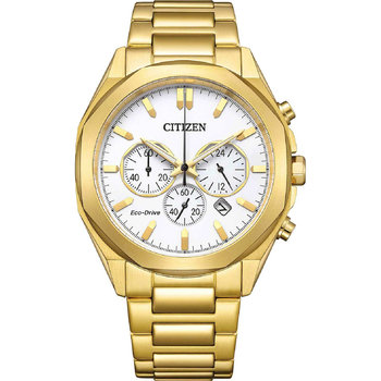 CITIZEN Eco-Drive Chronograph Gold Stainless Steel Bracelet