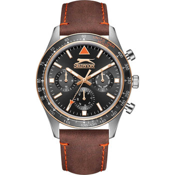 SLAZENGER Brown Leather Strap