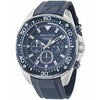 NAUTICA NCT Bluesail Chronograph Blue Silicone Strap