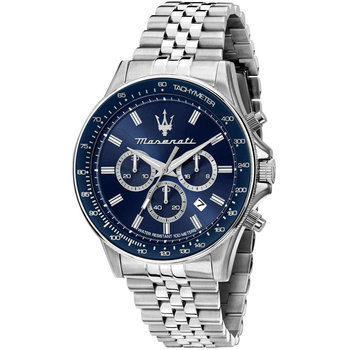 MASERATI Sfida Chronograph Silver Stainless Steel Bracelet