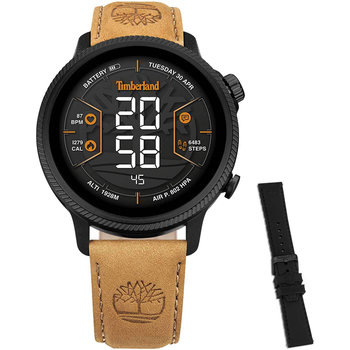 TIMBERLAND Trail Force S1 Smartwatch Brown Leather Strap Gift Set