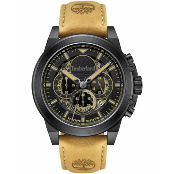 TIMBERLAND Fast Strike Chronograph Brown Leather Strap