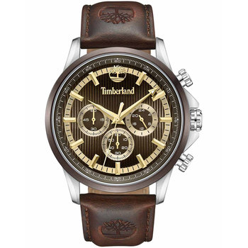 TIMBERLAND Bernardston Chronograph Brown Leather Strap