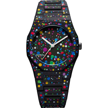 D1 MILANO Polycarbon Dots Multicolor Polycarbonate Bracelet