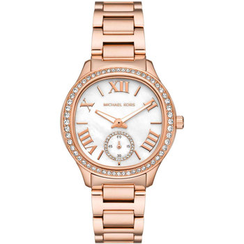 MICHAEL KORS Sage Crystals Rose Gold Stainless Steel Bracelet