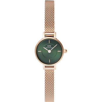 DANIEL WELLINGTON Petite Mini Emerald Melrose Rose Gold Stainless Steel Bracelet 19 mm