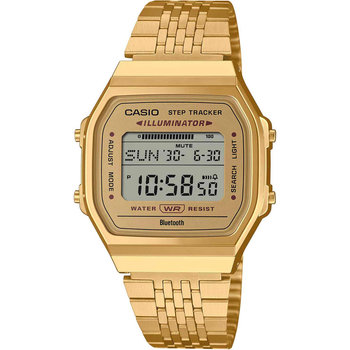 CASIO Vintage Dual Time Chronograph Gold Stainless Steel Bracelet