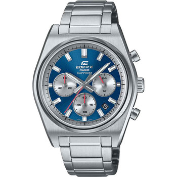 CASIO Edifice Motorsports Chronograph Silver Stainless Steel Bracelet