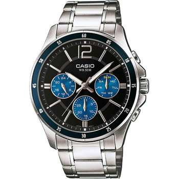 CASIO Collection Silver Stainless Steel Bracelet