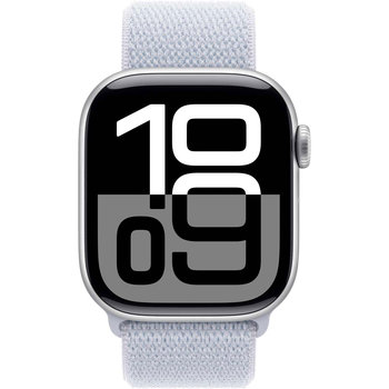 Apple Watch Series 10 GPS 42mm Silver Aluminium Case with Blue Cloud Sport Loop (προπαραγγελία)