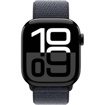 Apple Watch Series 10 GPS 42mm Jet Black Aluminium Case with Ink Sport Loop (προπαραγγελία)