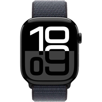 Apple Watch Series 10 GPS 46mm Jet Black Aluminium Case with Ink Sport Loop (προπαραγγελία)