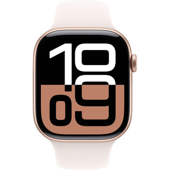 Apple Watch Series 10 GPS 46mm Rose Gold Aluminium Case with Light Blush Sport Band - S/M (pre-order)