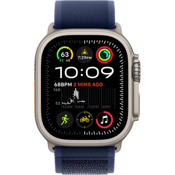 Apple Watch Ultra 2 GPS + Cellular 49mm Natural Titanium Case with Blue Trail Loop - S/M (προπαραγγελία)