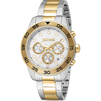 JUST CAVALLI Gents Chronograph Two Tone Stainless Steel Bracelet