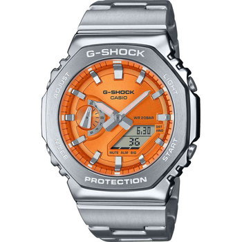 G-SHOCK G-Steel Dual Time Chronograph Silver Stainless Steel Bracelet