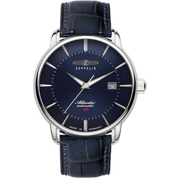 ZEPPELIN Atlantic Automatic Blue Leather Strap