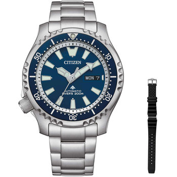 CITIZEN Promaster Marine Divers Automatic Silver Stainless Steel Bracelet Limited Edition Gift Set