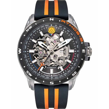 PATROUILLE DE FRANCE Athos 5 Automatic Two Tone Silicone Strap