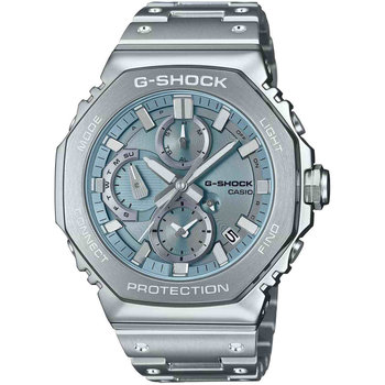 G-SHOCK Tough Solar Dual Time Chronograph Silver Stainless Steel Bracelet