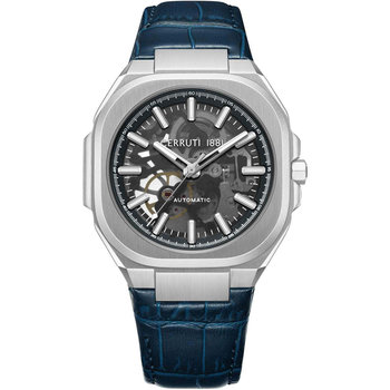 CERRUTI Leadri Automatic Blue Leather Strap